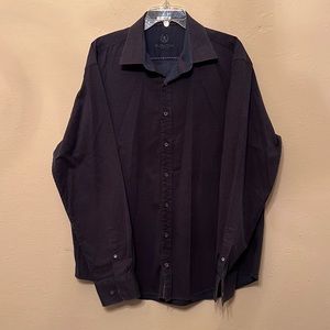 Bugatchi Uomo Shaped Fit Dress Shirt